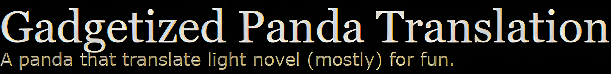 Gadgetized Panda Translation